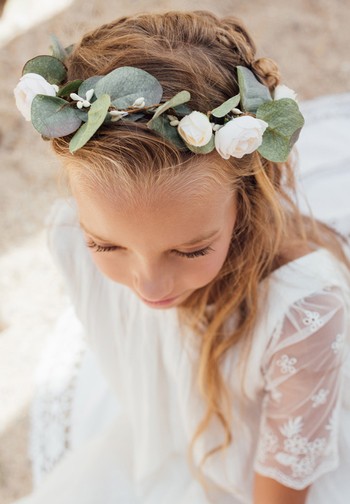 Couronne Avec Feuillage D Eucalyptus Pour Fille Et Bebe